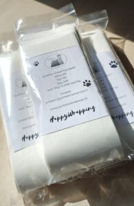 Yorkin turkin suojaamiseen käytettävä nyyttipaperi 500g pusseissa